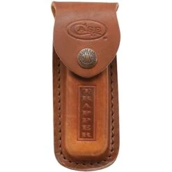 Case 980 Trapper Case Sheath With Brown Leather Construction