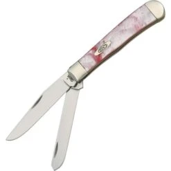 Case 9254PM Trapper Folding Pocket Knife With Peppermint Corelon Handle
