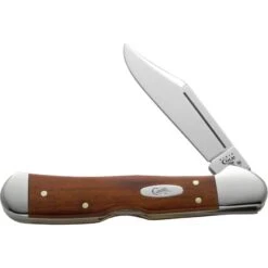 Case 28704 Mini CopperLock Folding Pocket Knife With Chestnut Bone Handle
