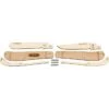 Case 207W Clip And Spey Blades Mini Trapper Wooden Knife Kit