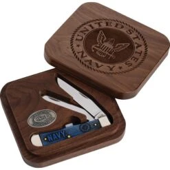 Case XX 17726 U.S. Navy Trapper Gift Set -Case Knives Sales 166424