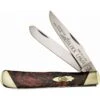 Case 9254BKL Trapper Folding Pocket Knife With Black Lava Corelon Handle