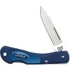Case 14311 Ford Mini Blackhorn Blue Bone Lockback Folding Pocket Knife