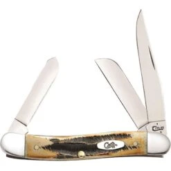 Case 03578 Medium Stockman Bonestag Knife With Bonestag Handle