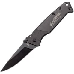 Case 52181 Harley TecX Framelock Assisted Opening Knife With Black Textured G10 Handle