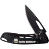 Case 52213 Harley TecX Framelock Knife With Black Stainless Handle