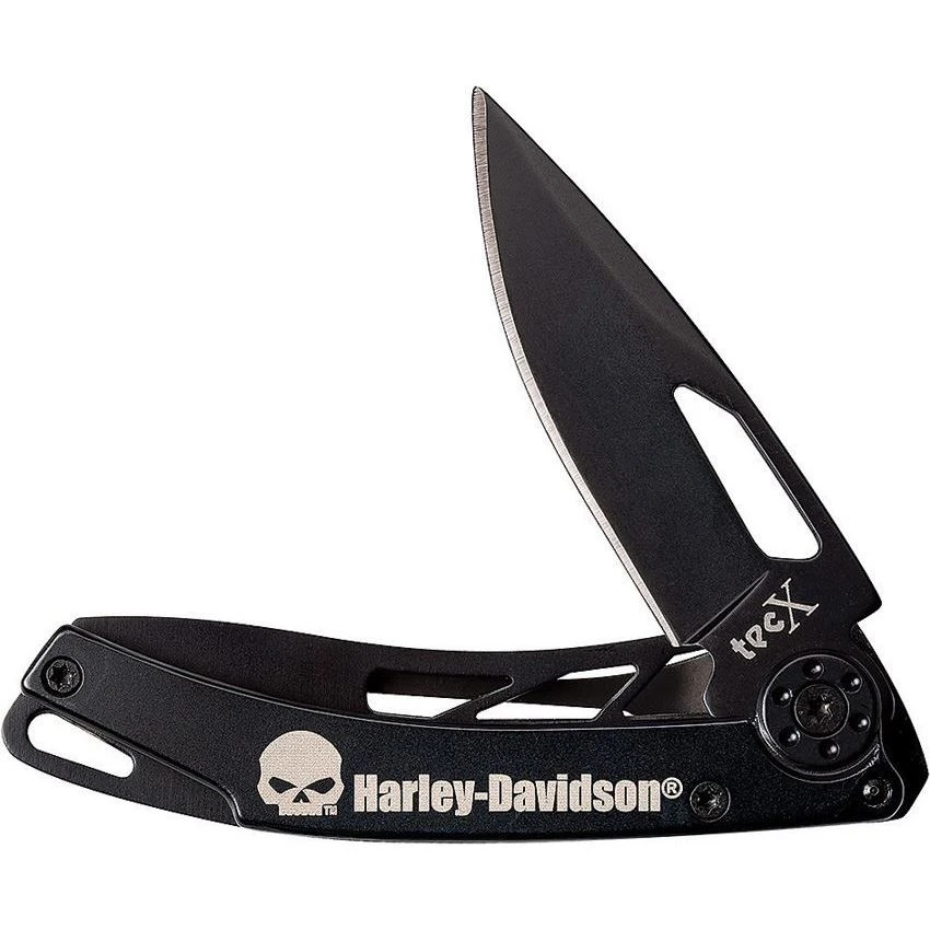 Case 52213 Harley TecX Framelock Knife With Black Stainless Handle 1 Case 52213 Harley TecX Framelock Knife With Black Stainless Handle