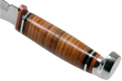 Case Gut Hook, Leather Hunter, 00517, 375-4G SS Hunting Knife -Case Knives Sales CE00517 04 case