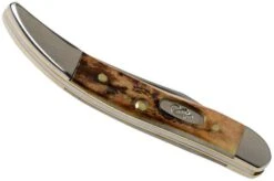 Case Small Texas Toothpick Genuine Stag 05532, 510096 SS Pocket Knife -Case Knives Sales CE05532 04 case 1