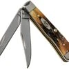 Case Tiny Trapper Genuine Stag 05968, 52154W SS Pocket Knife
