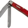 Case Trapper Dark Red Bone, Standard Jig, 06984, 6254 CV Pocket Knife