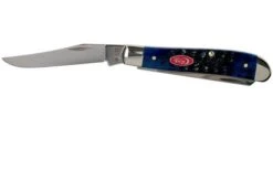Case Mini Trapper Navy Blue Bone, Rogers Jig, 07321, 6207 SS Pocket Knife -Case Knives Sales CE07321 03 case 1