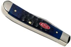 Case Mini Trapper Navy Blue Bone, Rogers Jig, 07321, 6207 SS Pocket Knife -Case Knives Sales CE07321 04 case