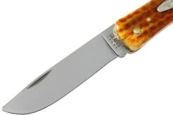 Case Knives Sod Buster Jr Pocket Worn Harvest Orange Bone Corn Cob Jig 07396, 6137 SS Pocket Knife -Case Knives Sales CE07396 03 case 1