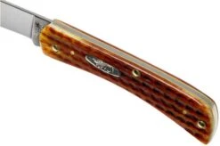 Case Knives Sod Buster Jr Pocket Worn Harvest Orange Bone Corn Cob Jig 07396, 6137 SS Pocket Knife -Case Knives Sales CE07396 07 case 1