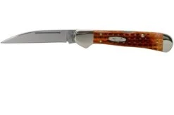 Case Knives Copperlock Pocket Worn Harvest Orange Bone Corn Cob Jig Wharncliffe 07397, 61549WL SS Pocket Knife