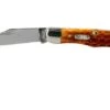 Case Knives Pocket Hunter Pocket Worn Harvest Orange Bone Corn Cob Jig 07398, 61165 SS Pocket Knife