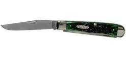 Case Trapper Pocket Worn Bermuda Green Bone, Peach Seed Jig, 09720, 6254 SS Pocket Knife -Case Knives Sales CE09720 03 case 1