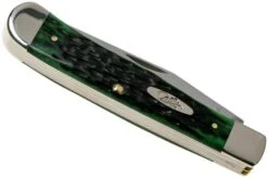 Case Trapper Pocket Worn Bermuda Green Bone, Peach Seed Jig, 09720, 6254 SS Pocket Knife -Case Knives Sales CE09720 04 case 1