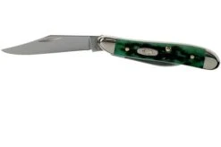 Case Peanut Pocket Worn Bermuda Green Bone, Peach Seed Jig, 09726, 6220 SS Pocket Knife -Case Knives Sales CE09726 03 case 1