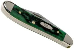 Case Peanut Pocket Worn Bermuda Green Bone, Peach Seed Jig, 09726, 6220 SS Pocket Knife -Case Knives Sales CE09726 04 case