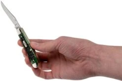 Case Mini Trapper Pocket Worn Bermuda Green Bone, Peach Seed Jig, 09772, 6207 SS Pocket Knife 9 Case Mini Trapper Pocket Worn Bermuda Green Bone, Peach Seed Jig, 09772, 6207 SS Pocket Knife -Case Knives Sales CE09772 05 case