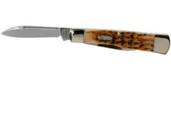 Case Gunstock Amber Jigged Bone, 10728, 62130 SS Pocket Knife -Case Knives Sales CE10728 03 case 1