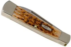Case Gunstock Amber Jigged Bone, 10728, 62130 SS Pocket Knife -Case Knives Sales CE10728 04 case 1