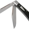 Case HT Trapper, Black Canvas Laminate, 154CM, Smooth, 10776, TB1022021 Pocket Knife, Tony Bose Design