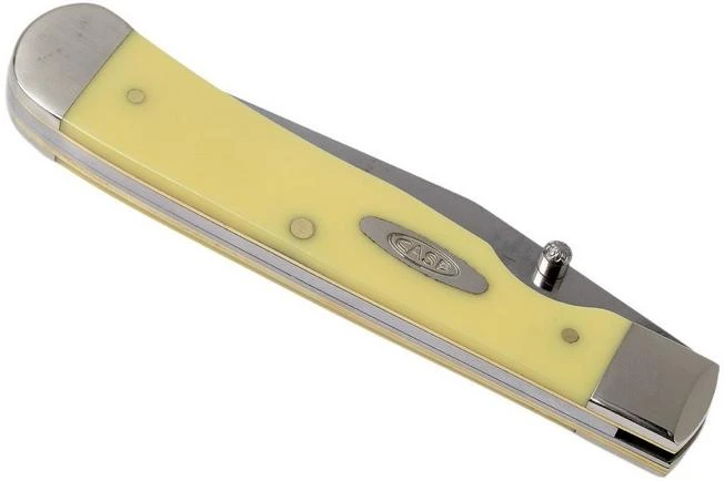 Case Trapperlock Yellow Synthetic, 00111, 3154L CV Pocket Knife 4 Case Trapperlock Yellow Synthetic, 00111, 3154L CV Pocket Knife - Image 4