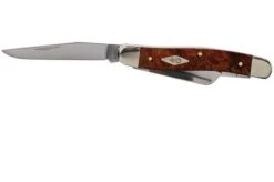 Case Medium Stockman Autumn Maple Burl Wood, 11541, 7318 SS Pocket Knife -Case Knives Sales CE11541 03 case