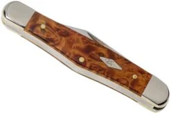 Case Half Whittler Autumn Maple Burl Wood, 11543, 7208 SS Pocket Knife -Case Knives Sales CE11543 04 case