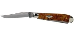 Case Mini Trapper Autumn Maple Burl Wood, 11545, 7207 SS Pocket Knife -Case Knives Sales CE11545 03 case