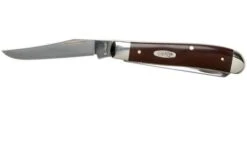Case Mini Trapper Smooth Brown Synthetic, 11794, 4207 SS Pocket Knife -Case Knives Sales CE11794 03 case