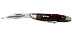 Case Medium Stockman 12210 Old Red Bone Barnboard Jig, Pocket Knife, Limited XX Edition XXXVII