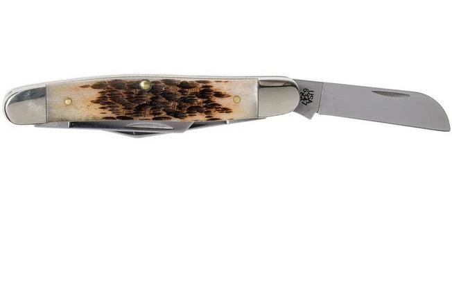 Case Stockman Amber Jigged Bone, 00128, 6347 SS Pocket Knife 4 Case Stockman Amber Jigged Bone, 00128, 6347 SS Pocket Knife - Image 4