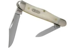 Case Half Whittler Smooth Natural Bone, 13052, 6208 SS Pocket Knife