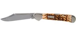 Case Mini Copperlock Amber Jigged Bone, 00133, 61749L SS Pocket Knife