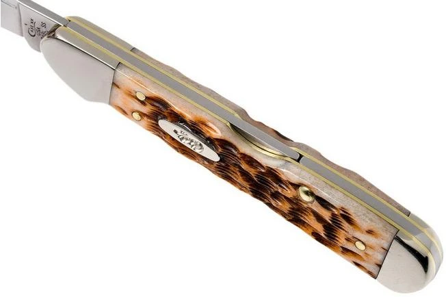 Case Mini Copperlock Amber Jigged Bone, 00133, 61749L SS Pocket Knife 7 Case Mini Copperlock Amber Jigged Bone, 00133, 61749L SS Pocket Knife - Image 7