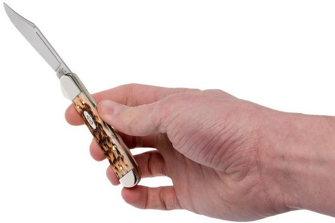Case Mini Copperlock Amber Jigged Bone, 00133, 61749L SS Pocket Knife 8 Case Mini Copperlock Amber Jigged Bone, 00133, 61749L SS Pocket Knife - Image 8