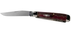 Case Trapper Rustic Red Richlite, 13620, 10254 SS Pocket Knife -Case Knives Sales CE13620 03 case