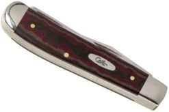 Case Mini Trapper Rustic Red Richlite, 13621, 10207 SS Pocket Knife -Case Knives Sales CE13621 04 case