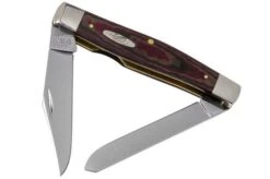 Case Moose Rustic Red Richlite, 13623, 10275 SS Pocket Knife