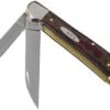 Case Copperhead Rustic Red Richlite, 13625, 10249W SS Pocket Knife