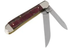 Case Copperhead Rustic Red Richlite, 13625, 10249W SS Pocket Knife -Case Knives Sales CE13625 02 case