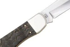 Case Folding Hunter, Smooth Black Curly Oak Wood 14008, 7165 SS Pocket Knife 10 Case Folding Hunter, Smooth Black Curly Oak Wood 14008, 7165 SS Pocket Knife -Case Knives Sales CE14008 05 case