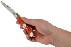 Case 6254 SS Tequila Sunrise Bone Trapper 9 Case 6254 SS Tequila Sunrise Bone Trapper -Case Knives Sales CE14480 05 case 1