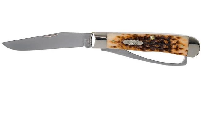 Case Equestrian Amber Jigged Bone, 00144, 6254HP SS Pocket Knife 2 Case Equestrian Amber Jigged Bone, 00144, 6254HP SS Pocket Knife - Image 2