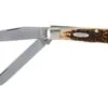 Case Trapper Amber Jigged Bone, 00163, 6254 CV Pocket Knife