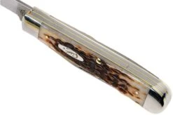 Case Trapper Amber Jigged Bone, 00163, 6254 CV Pocket Knife -Case Knives Sales CE163 08 case ce163 08